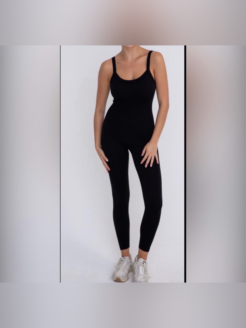 Nwt Vici Mono B Ribbed Jumpsuit ~ M/L